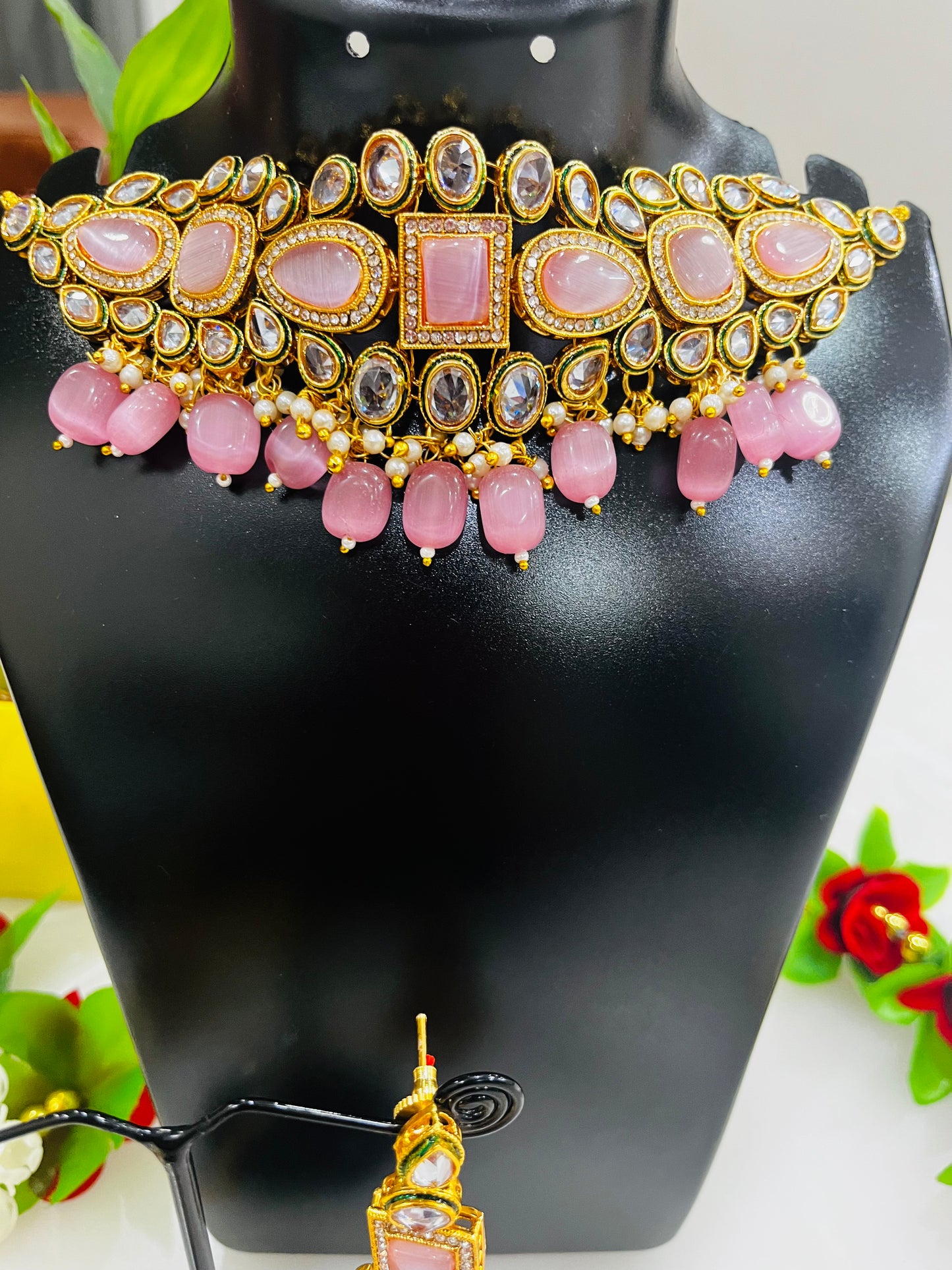 Kundan Designer AD Necklace Set