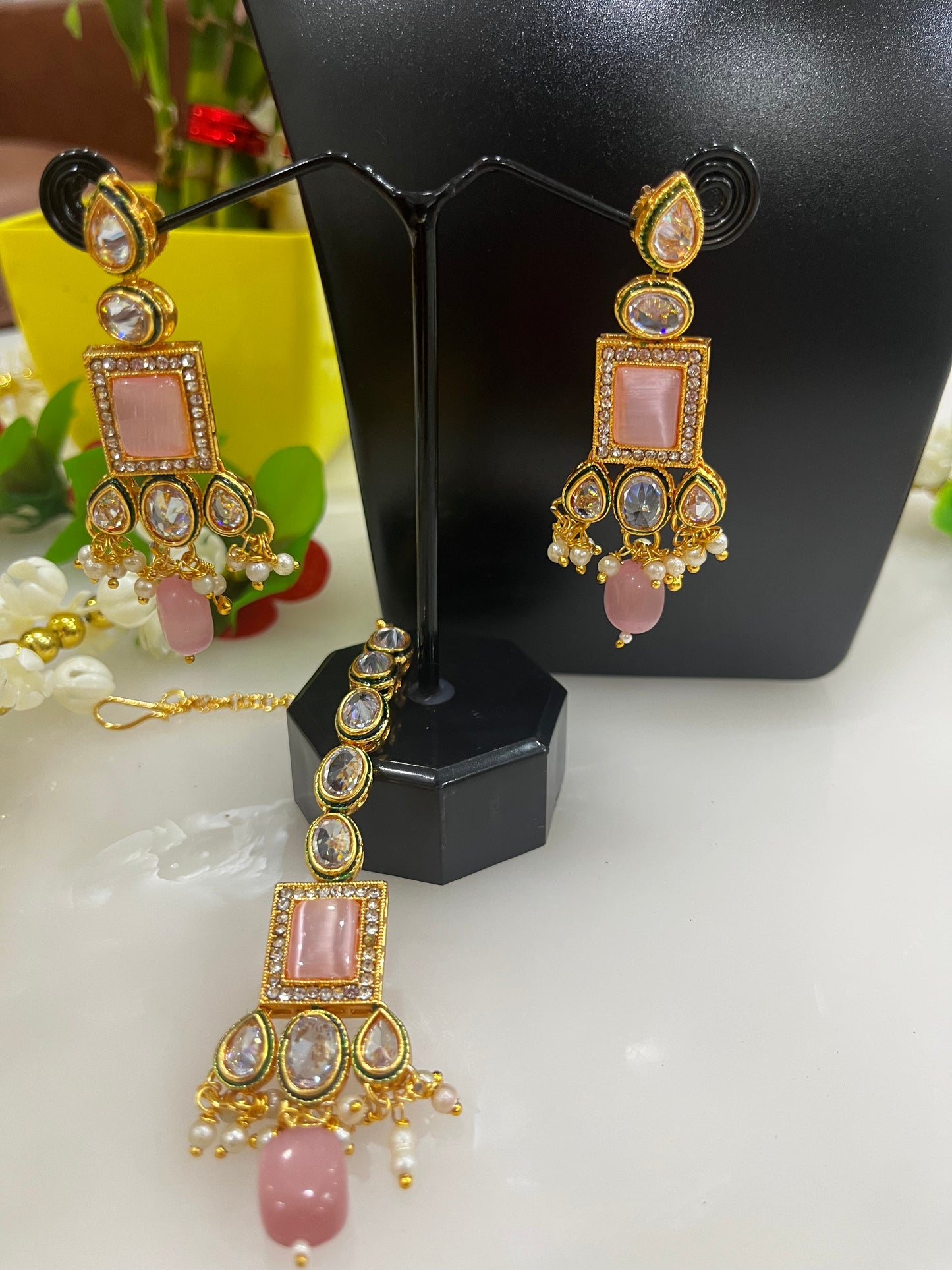 Kundan Designer AD Necklace Set