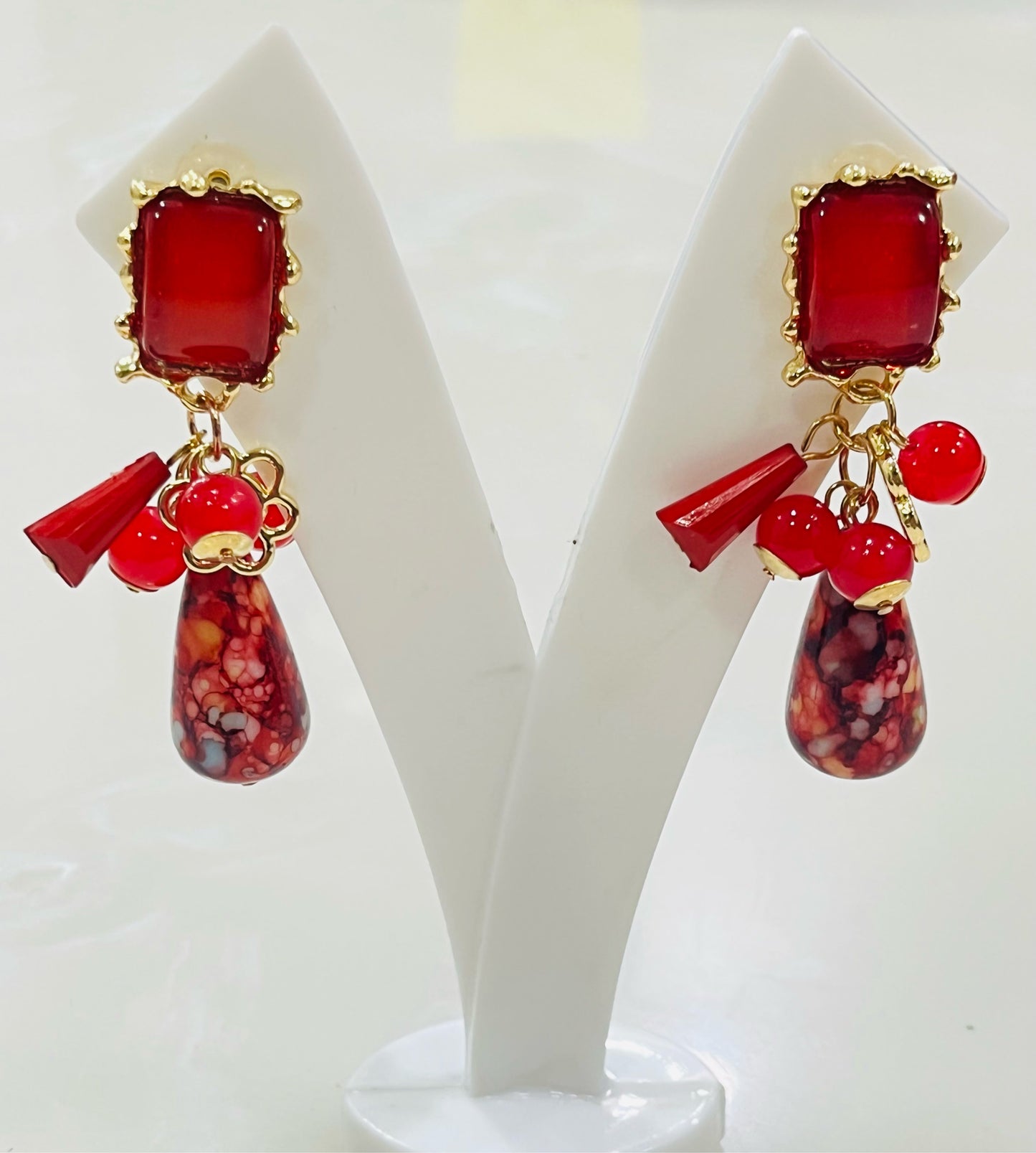 Korean Stone Earrings