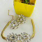 Latest Partywear Korean Crystal Choker Set