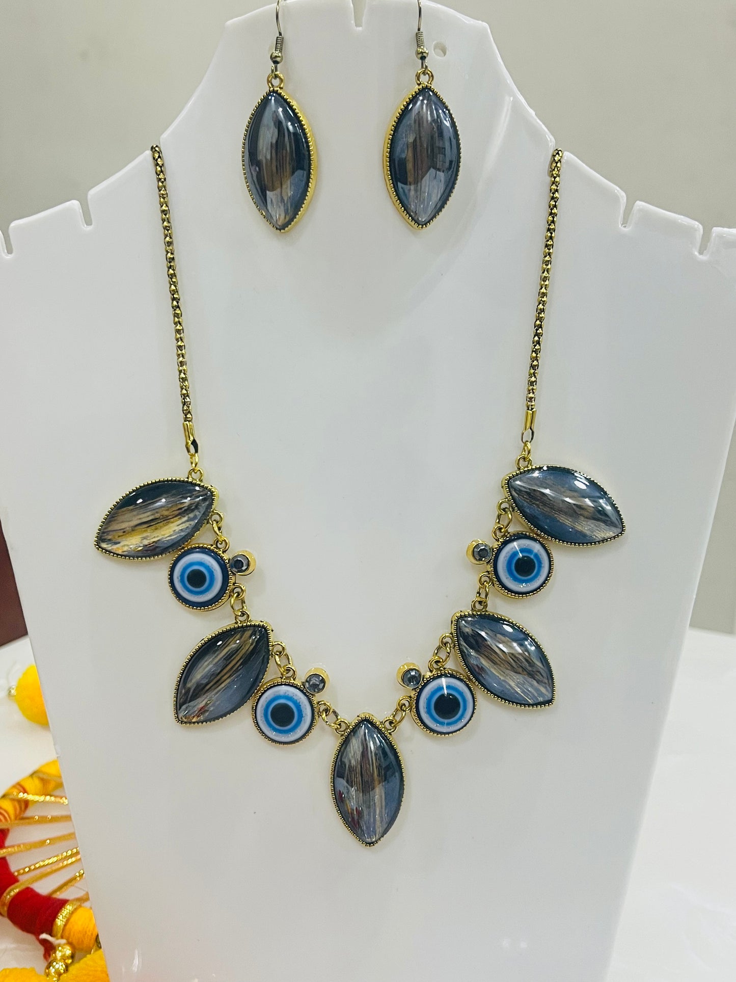Beautiful Evil Eye Necklace Set