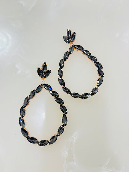 Designer Korean Hoops Earrings