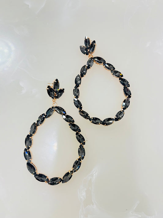 Designer Korean Hoops Earrings