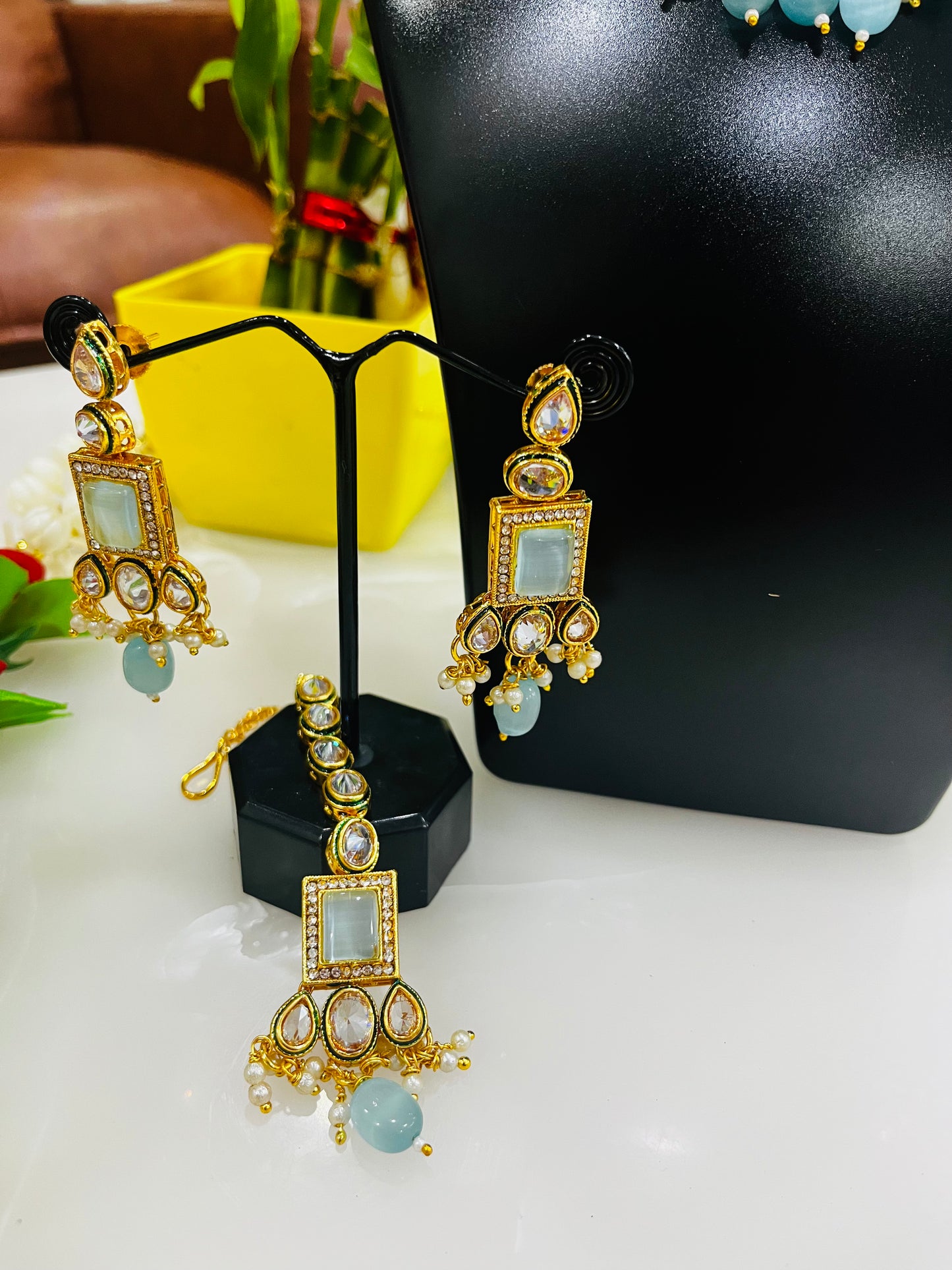 Kundan Designer AD Necklace Set