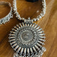 Beautiful oxidized long necklace combo set