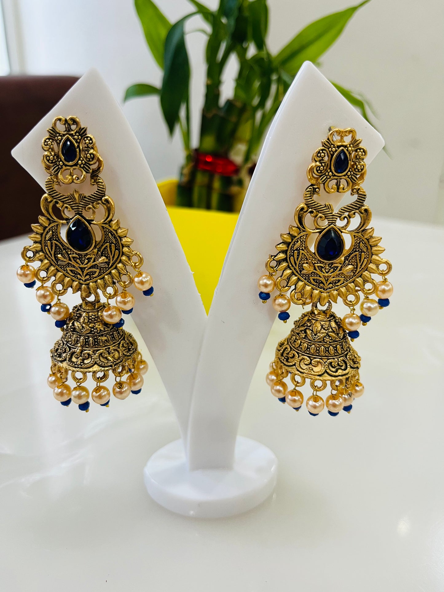Brass Dangler Jhumkis
