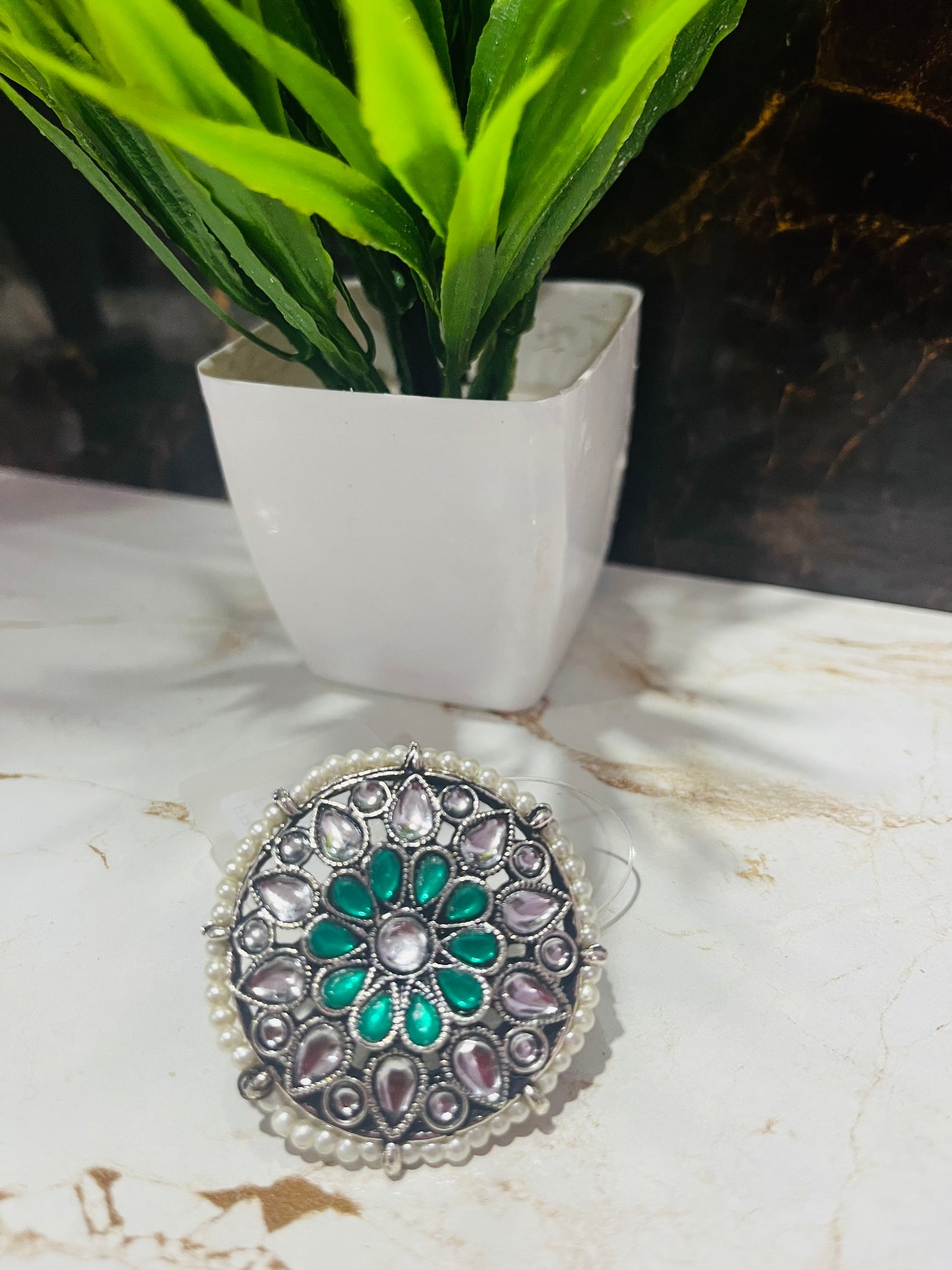 Designer Beautiful Oxidised Finger Ring
