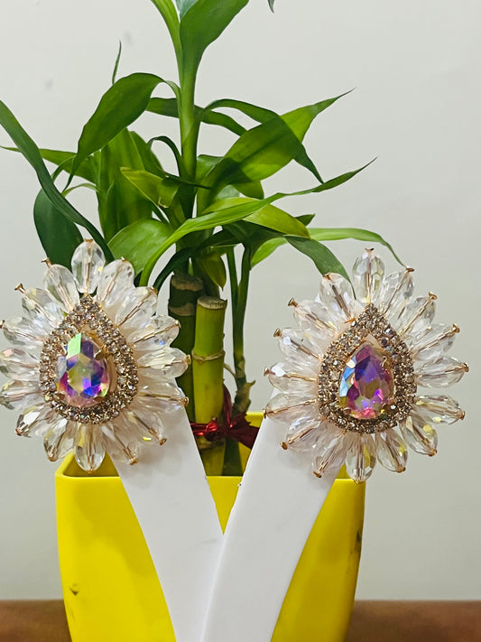 Designer Korean Beautiful Leaf Earrings