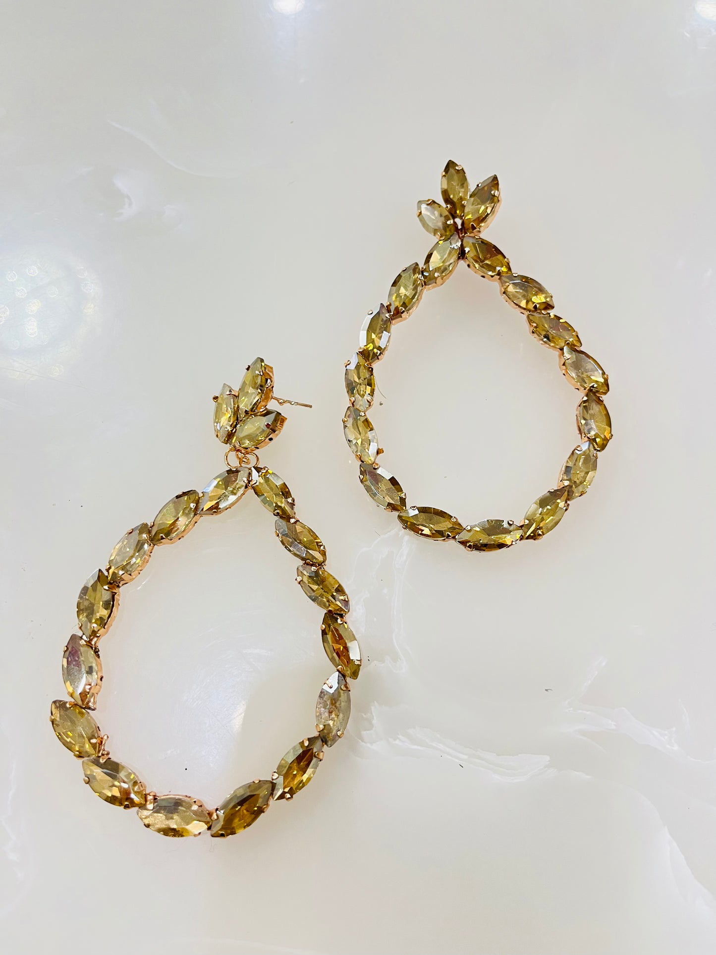 Designer Korean Hoops Earrings