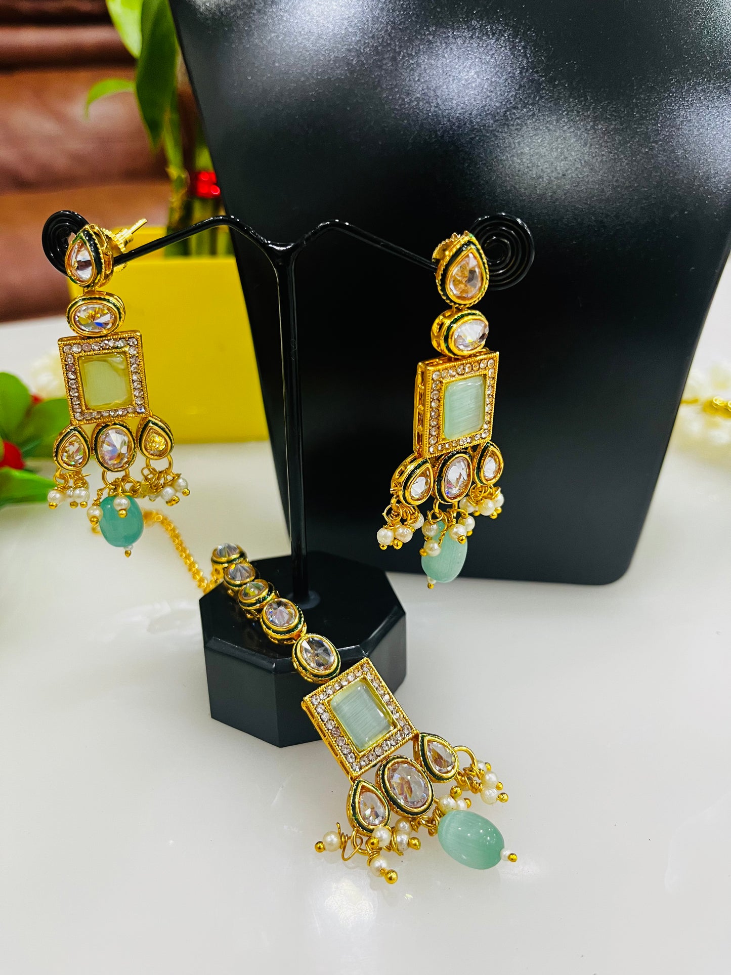 Kundan Designer AD Necklace Set