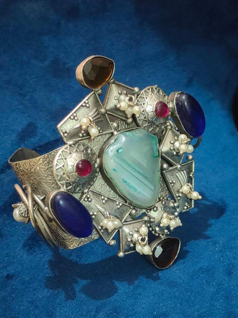 Beautiful Fusion Statement Cuff Bangle