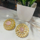 High Gold Polish Antique Studs