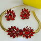 Latest Partywear Korean Crystal Choker Set