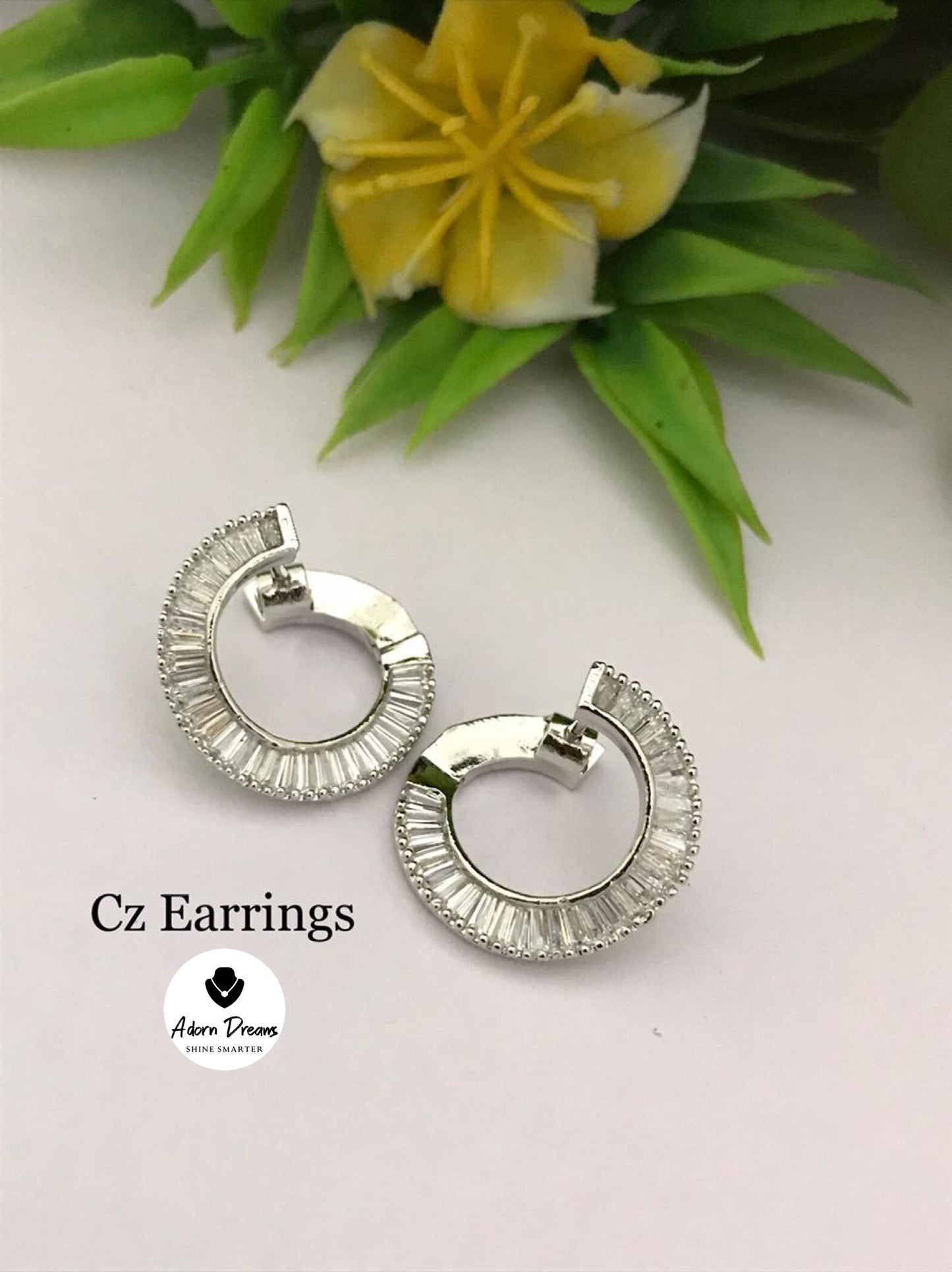 Designer CZ Hoops