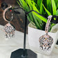 Black Rodium Cz AD Stones Jhumka Earring