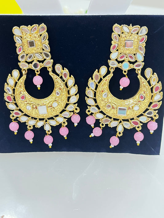 Beautiful Gold Plated Chandbalis
